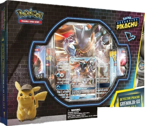 Detective Pikachu Greninja Case File Collection Box