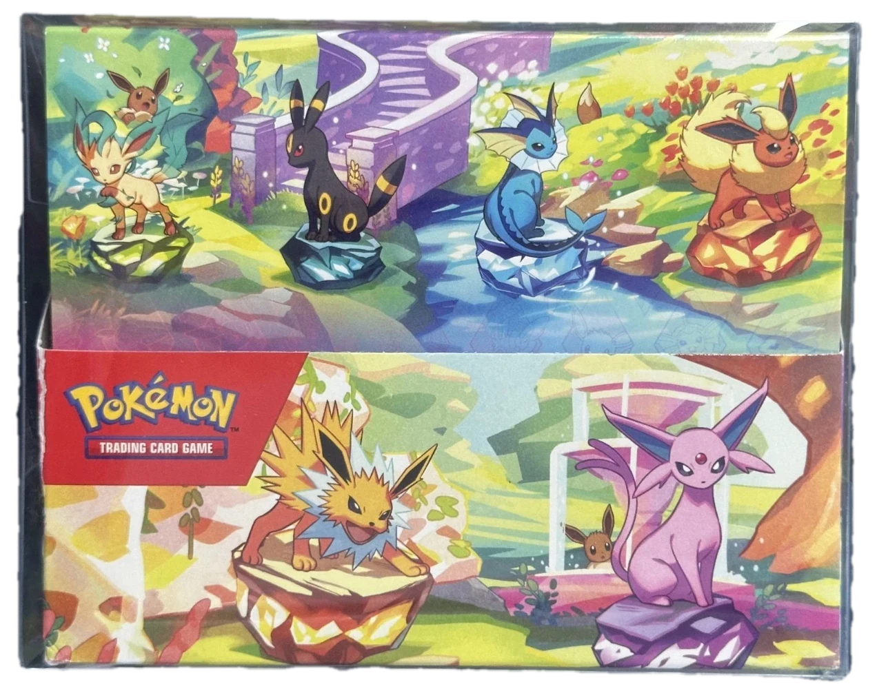 Prismatic Evolutions Mini Tin Display Collection Box