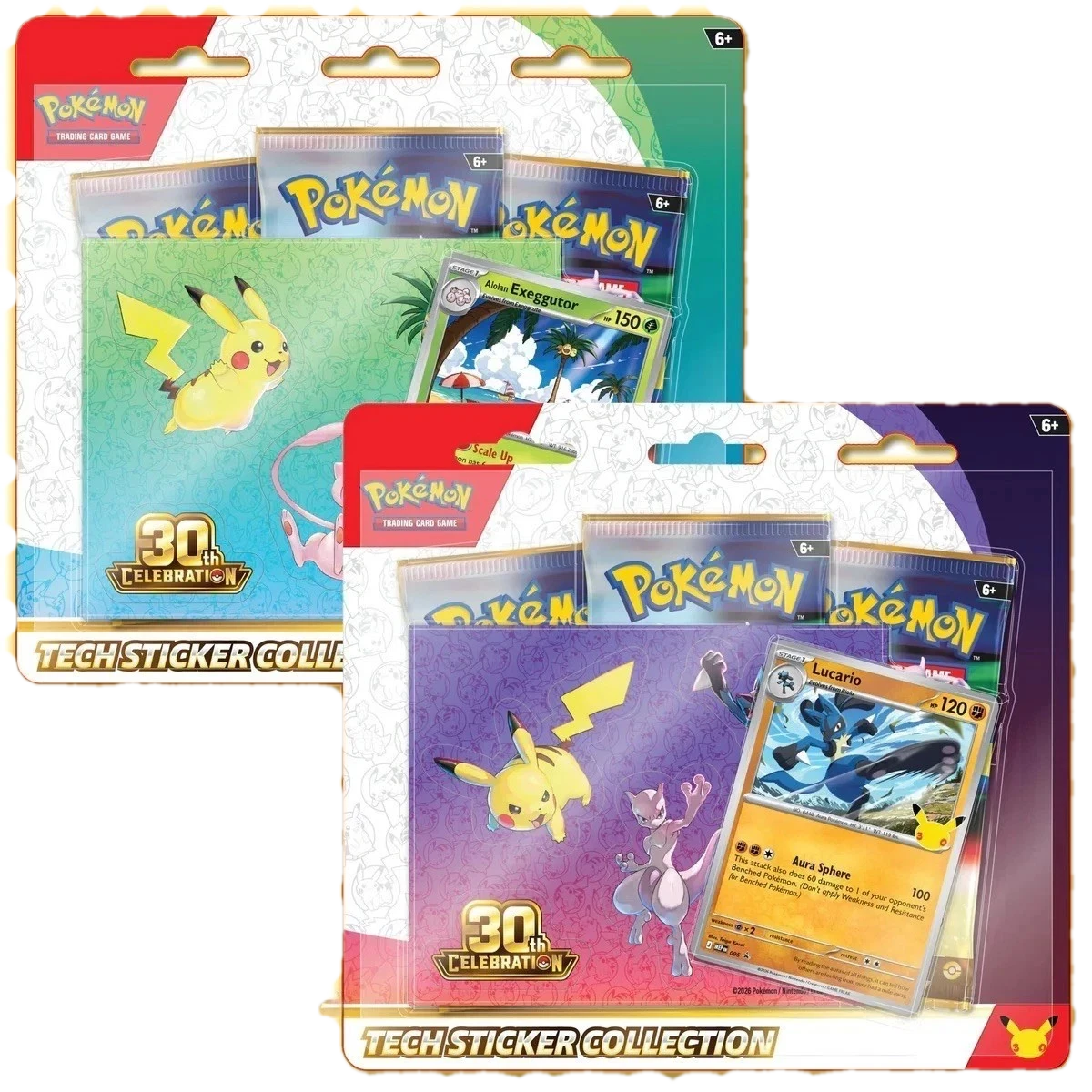 30th Anniversary Tech Sticker Blister Multipack