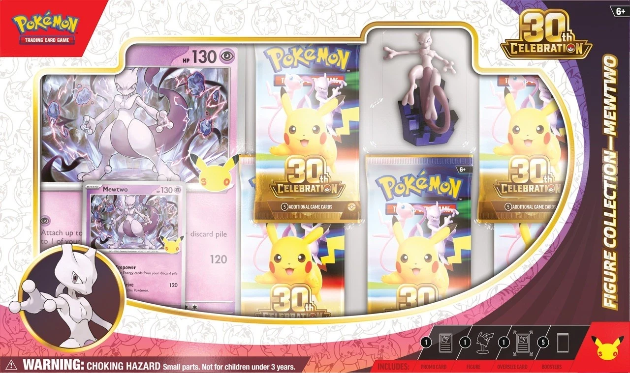 30th Celebration Figure Collection Mewtwo Collection Box