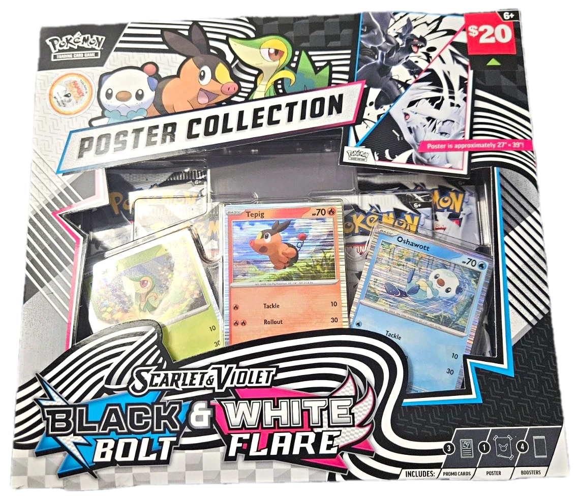 Black & White Boltflare Poster Collection Collection Box