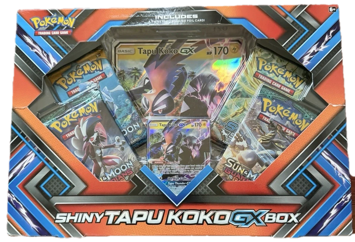 Guardians Rising Shiny Tapu Koko Box Collection Box