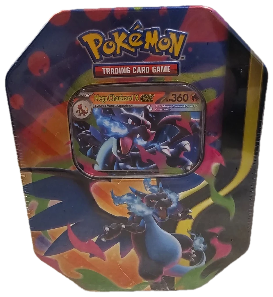Mega Evolution Mega Charizard X Tin Tin