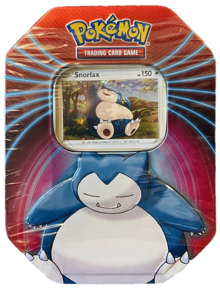 Mighty Mysterious Tin Snorlax Tin
