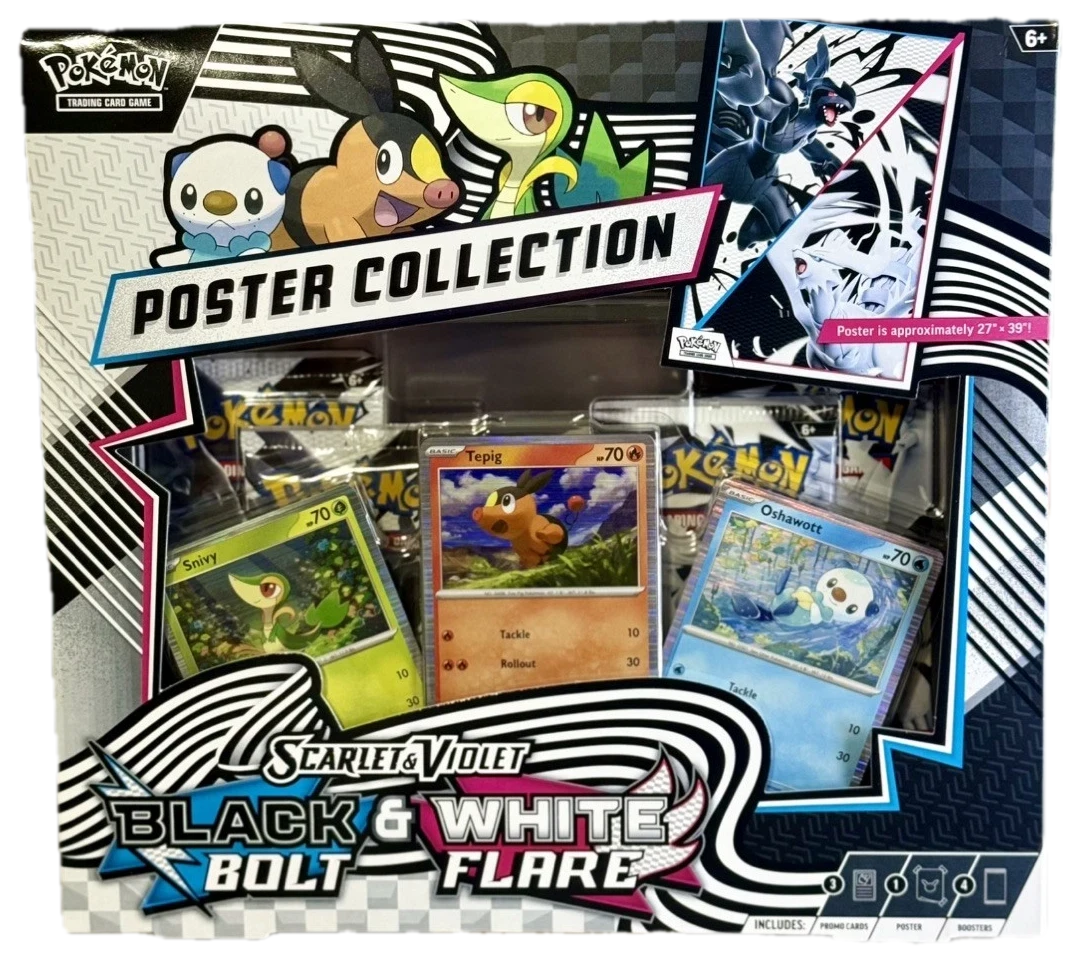 White Flare Bolt & Flare Unova Poster Collection Collection Box