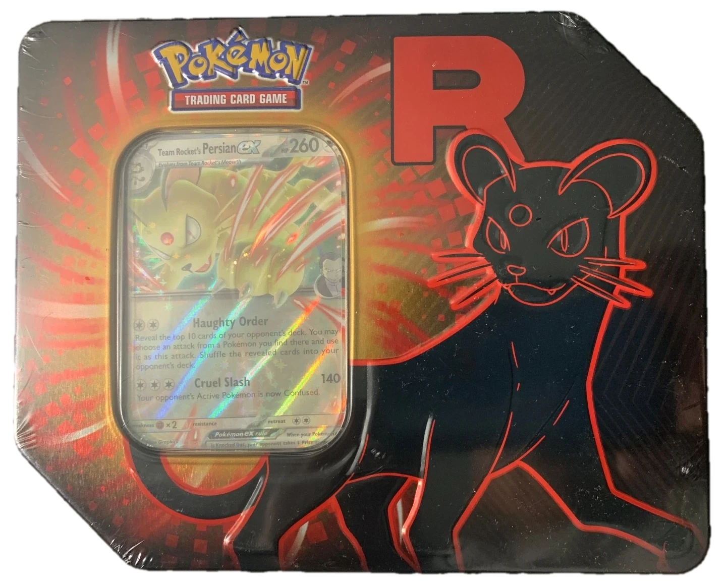 Team Rocket Persian Tin