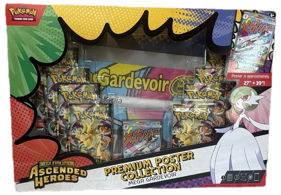 Mega Evolution Premium Poster Collection Mega Gardevoir Collection Box